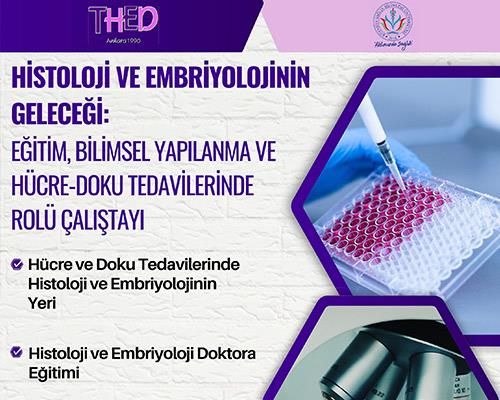 Histoloji ve Embriyolojinin Geleceği Eğitim, Bilimsel Yapılanma ve Hücre-Doku Tedavilerinde Rolü Çalıştayı